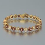 Ladies' Ruby and Diamond Bracelet