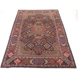 Very Fine Semi-Antique Hand-Knotted Kashan Dabir Carpet