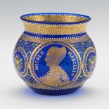 Cobalt Blue and Gilt Vase, Manner of Lobmyer