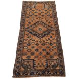 Semi-Antique Hand-Knotted Turkoman Runner