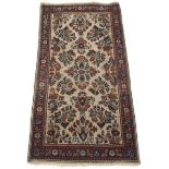 Very Fine Semi-Antique Hand-Knotted Sarouk Carpet, ca. 1960's