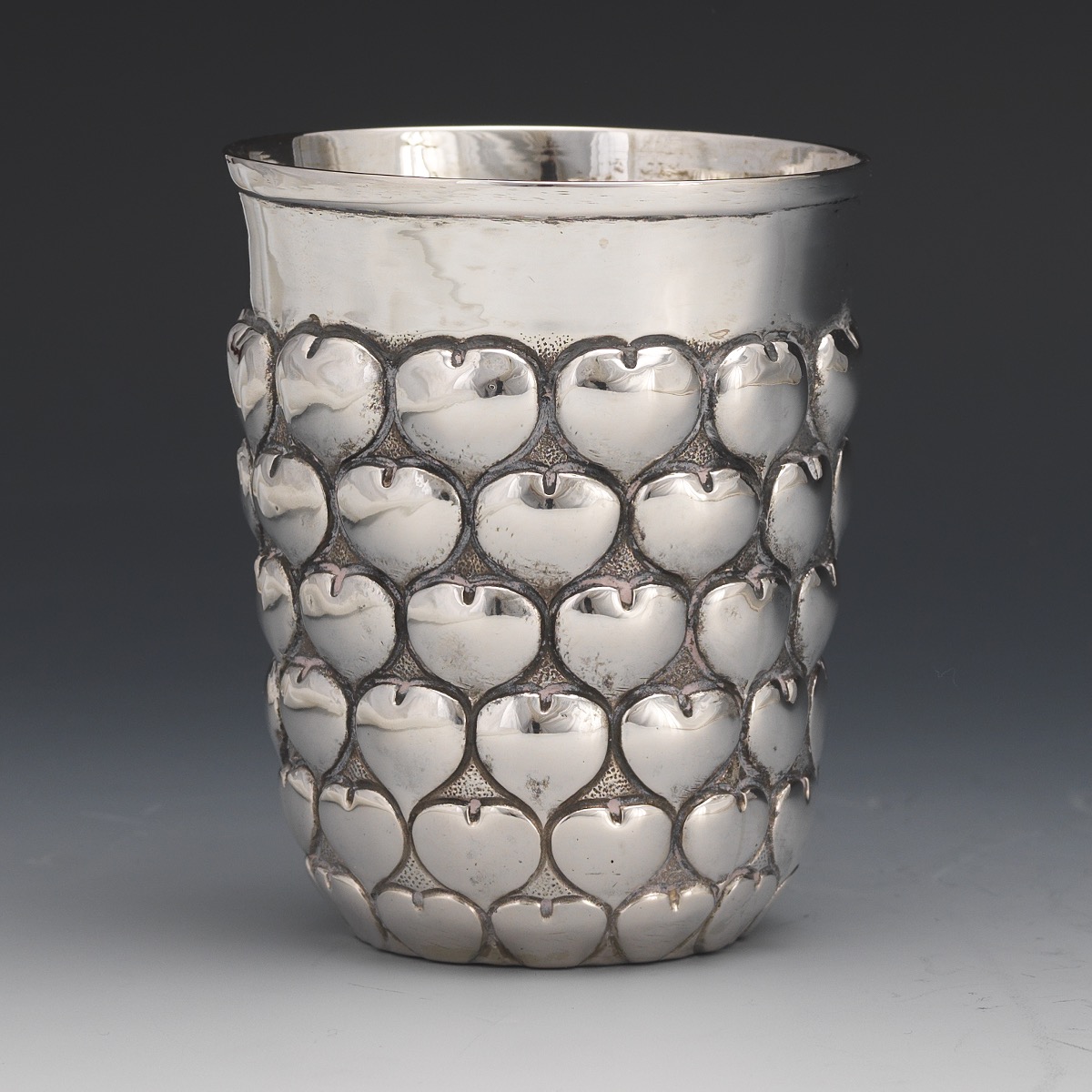 German Silver Cup in Style of Medieval 14th Century, by Ludwig Nereshelmer, Hanau - Image 2 of 7