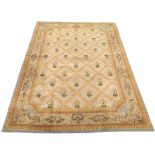 Fine Vintage Hand-Knotted Savonnerie Sculpted Carpet