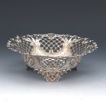 Whiting Mfg. Co. Sterling Silver Baroque Style Basket, Retailed by J.E. Caldwell & Co.