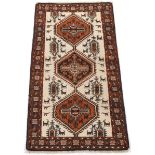 Fine Vintage Hand-Knotted North West Persia Village Pictorial Carpet