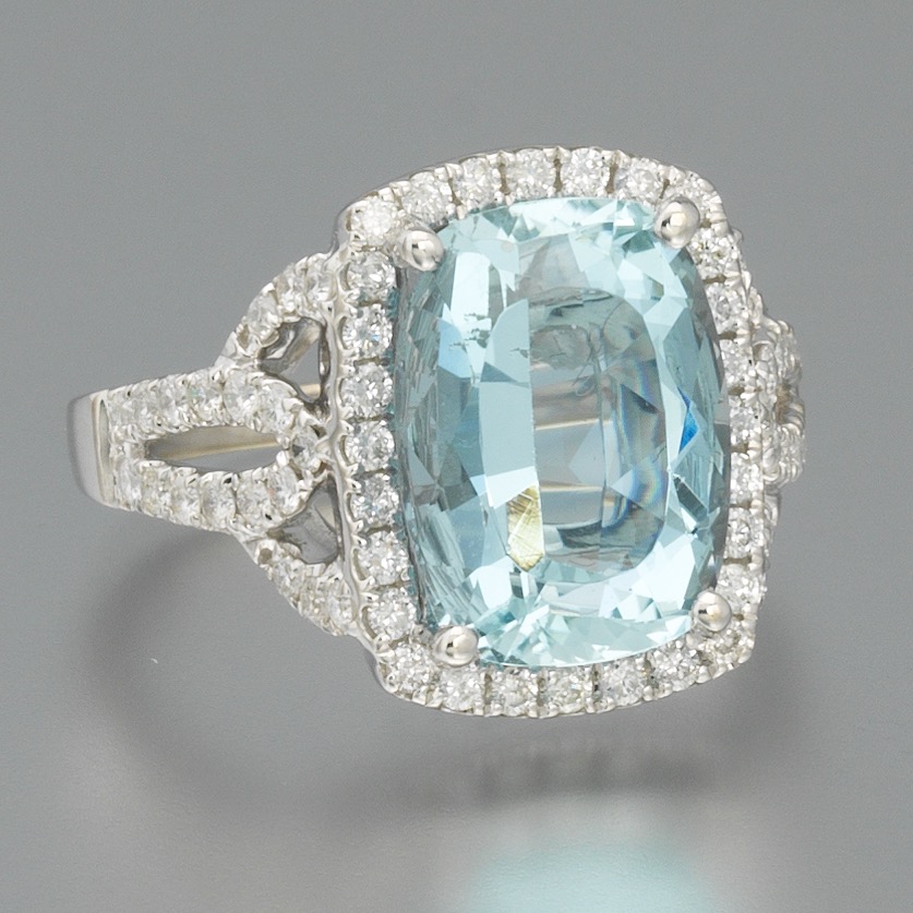 Ladies' Aquamarine and Diamond Ring - Image 4 of 10