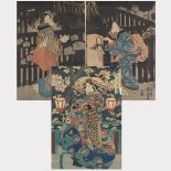 Three Japanese Woodblock Prints