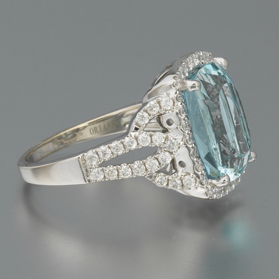 Ladies' Aquamarine and Diamond Ring - Image 7 of 10