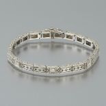 Art Deco Gold and Diamond Bracelet