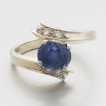 Ladies' Sapphire and Diamond Ring