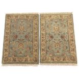 Two Very Fine Hand-Knotted Oushak Carpets