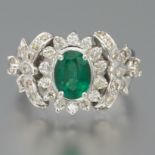 Ladies' Emerald and Diamond Ring