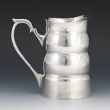 Peruvian Sterling Silver Hammered Triple Gourd Milk Pitcher