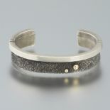 Modernist Sterling Silver Cuff Bracelet