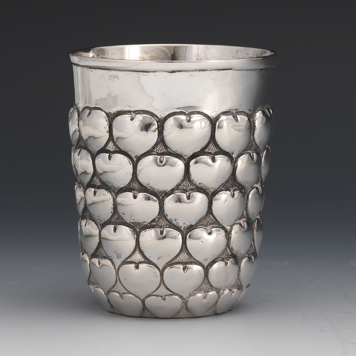 German Silver Cup in Style of Medieval 14th Century, by Ludwig Nereshelmer, Hanau - Image 5 of 7