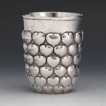 German Silver Cup in Style of Medieval 14th Century, by Ludwig Nereshelmer, Hanau