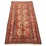 Antique Fine Hand-Knotted Kazak Karbakh Carpet, ca. 1920's