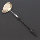 Swedish Silver Toddy Ladle with Wooden Handle