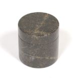 Prehistoric Fossil Cylinder Tea Caddy/Vanity Box