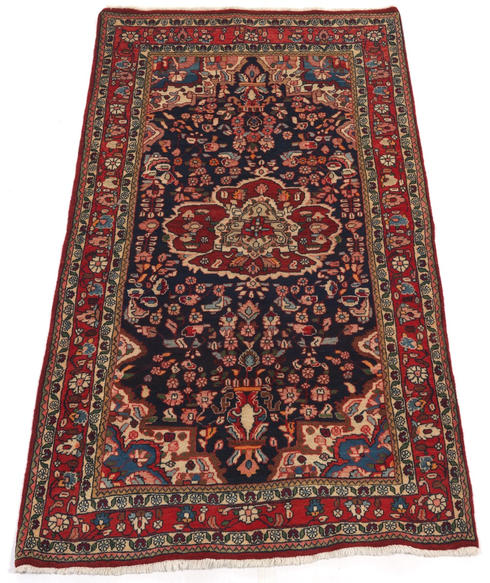 Very Fine Vintage Hand Knotted Sarouk Carpet