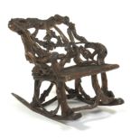 Custom Made Root Rocking Chair