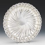 Gorham Sterling Silver Fluted Swirl Shallow Bowl