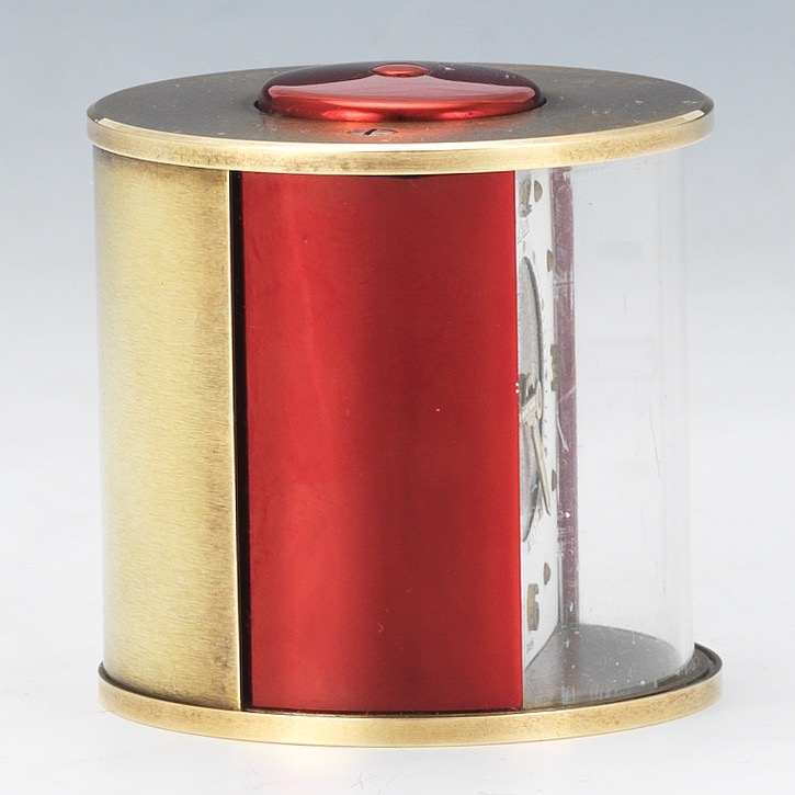 LeCoultre Two Tone Cylindrical Travel Alarm - Image 5 of 9