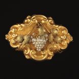 Victorian Gold and Pearl Brooch