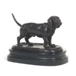 Bronze Sculpture of a Dachshund