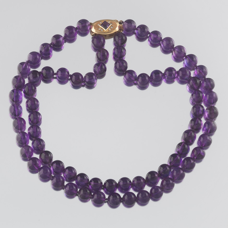 Ladies' Amethyst Bead Choker