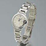 Cartier Ladies' Ballon Bleu Stainless Steel Diamond Dial Watch