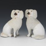 Pair of Staffordshire Poodles