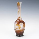 Galle Glass Cameo Vase