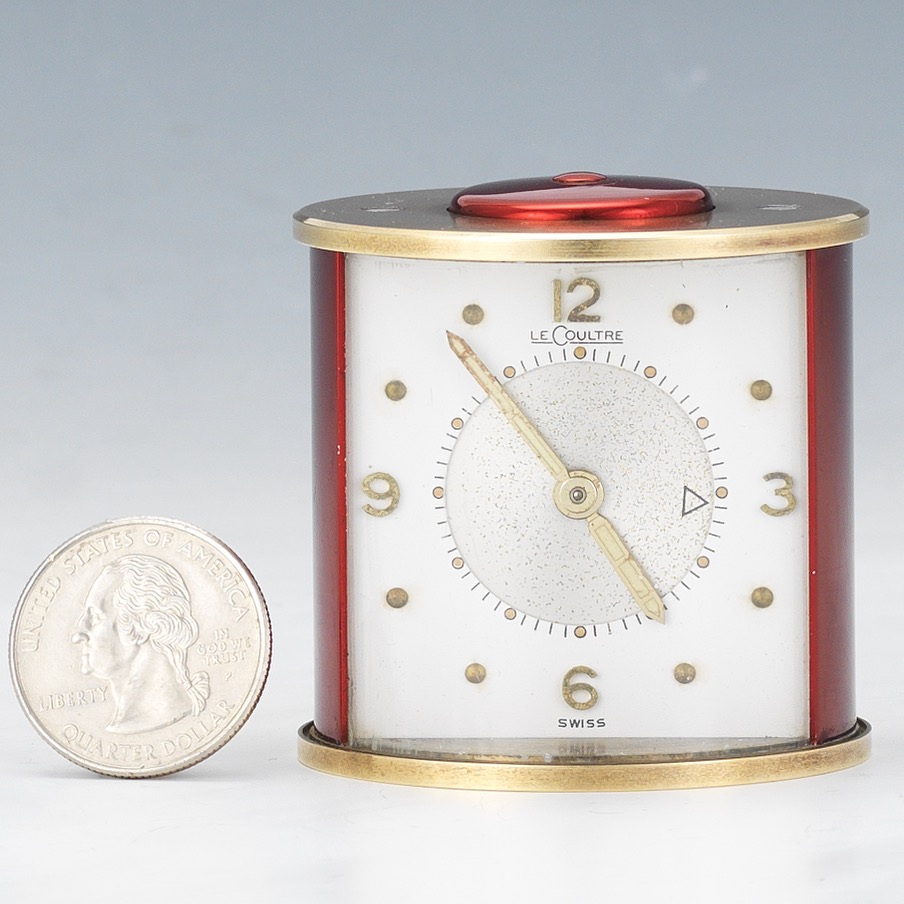 LeCoultre Two Tone Cylindrical Travel Alarm - Image 2 of 9