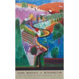 David Hockney (British, b. 1937) Exhibition Poster
