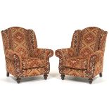 Pair of Upholstered Arm Chairs