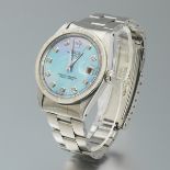 Rolex Model 1501 Stainless Steel Oyster Date Mother of Pearl Dial Automatic Watch