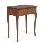 Louis XV Style Flip-Top Mahogany Marquetry Dressing Table