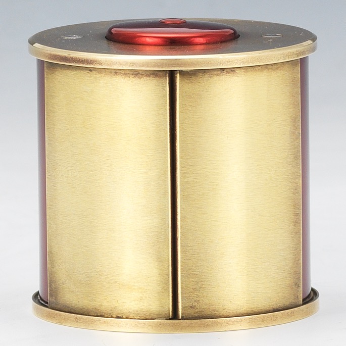 LeCoultre Two Tone Cylindrical Travel Alarm - Image 4 of 9