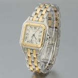 Cartier Panthere 18k Gold and Stainless Steel Watch