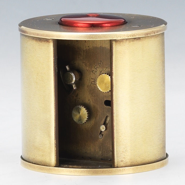 LeCoultre Two Tone Cylindrical Travel Alarm - Image 6 of 9