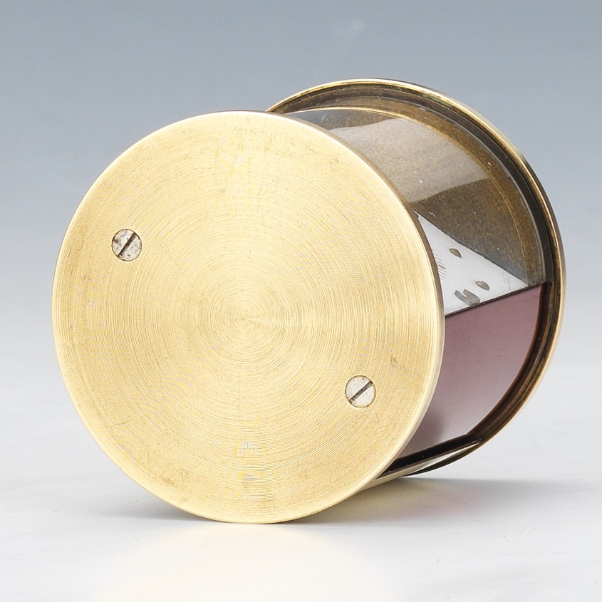 LeCoultre Two Tone Cylindrical Travel Alarm - Image 9 of 9