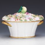 Portuguese Vintage Vista Alegre Porcelain Tureen with Lid