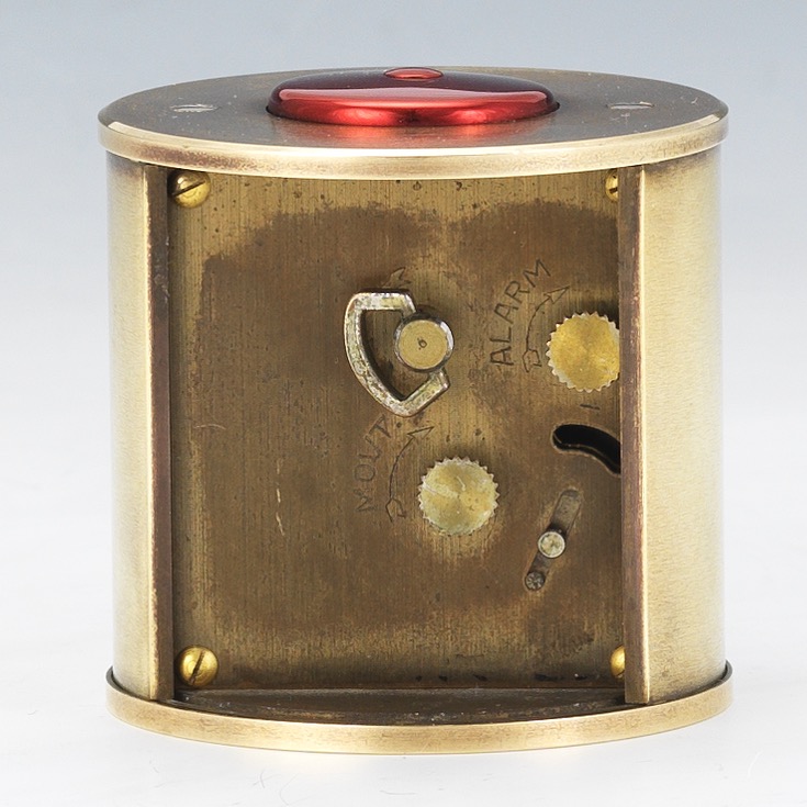 LeCoultre Two Tone Cylindrical Travel Alarm - Image 7 of 9