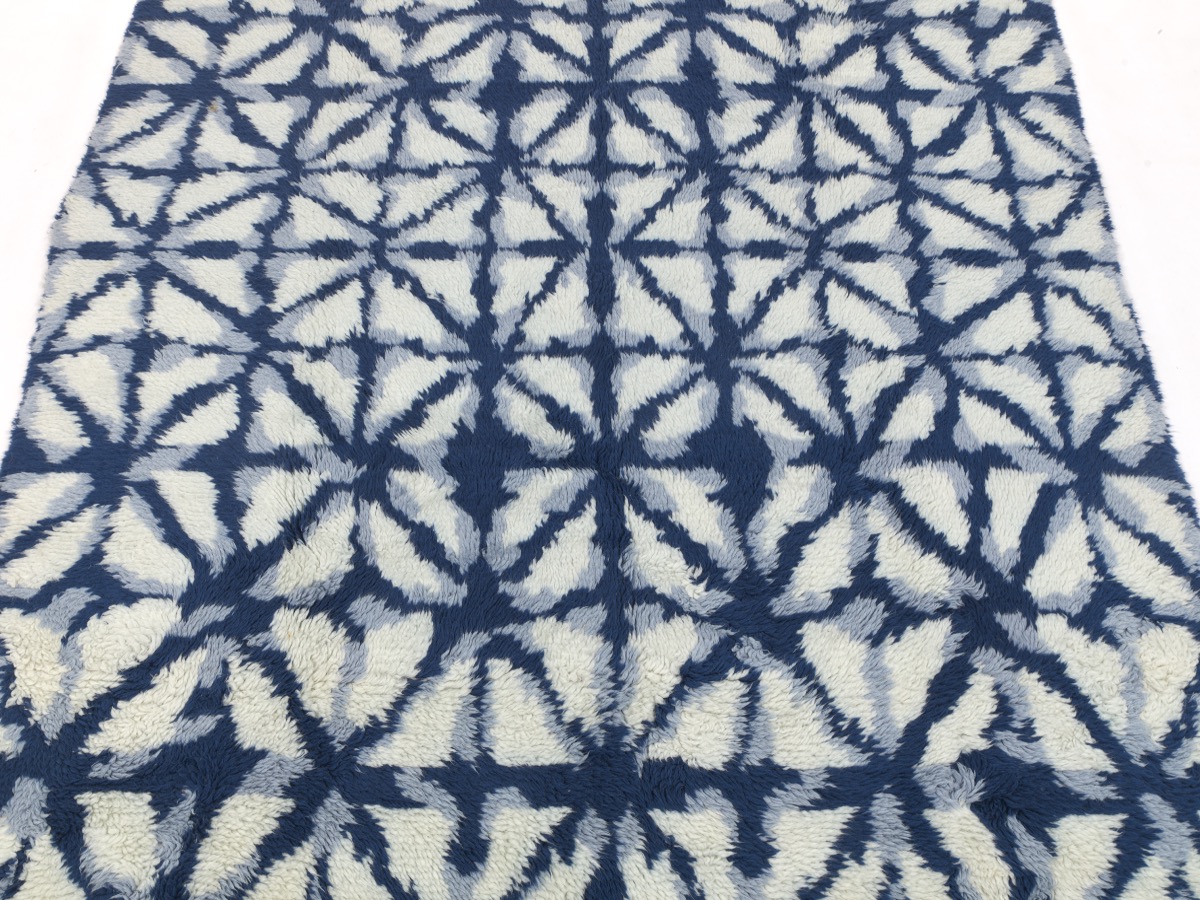 Hand-Knotted Lush Mid-Century Modern Style Carpet - Image 2 of 5