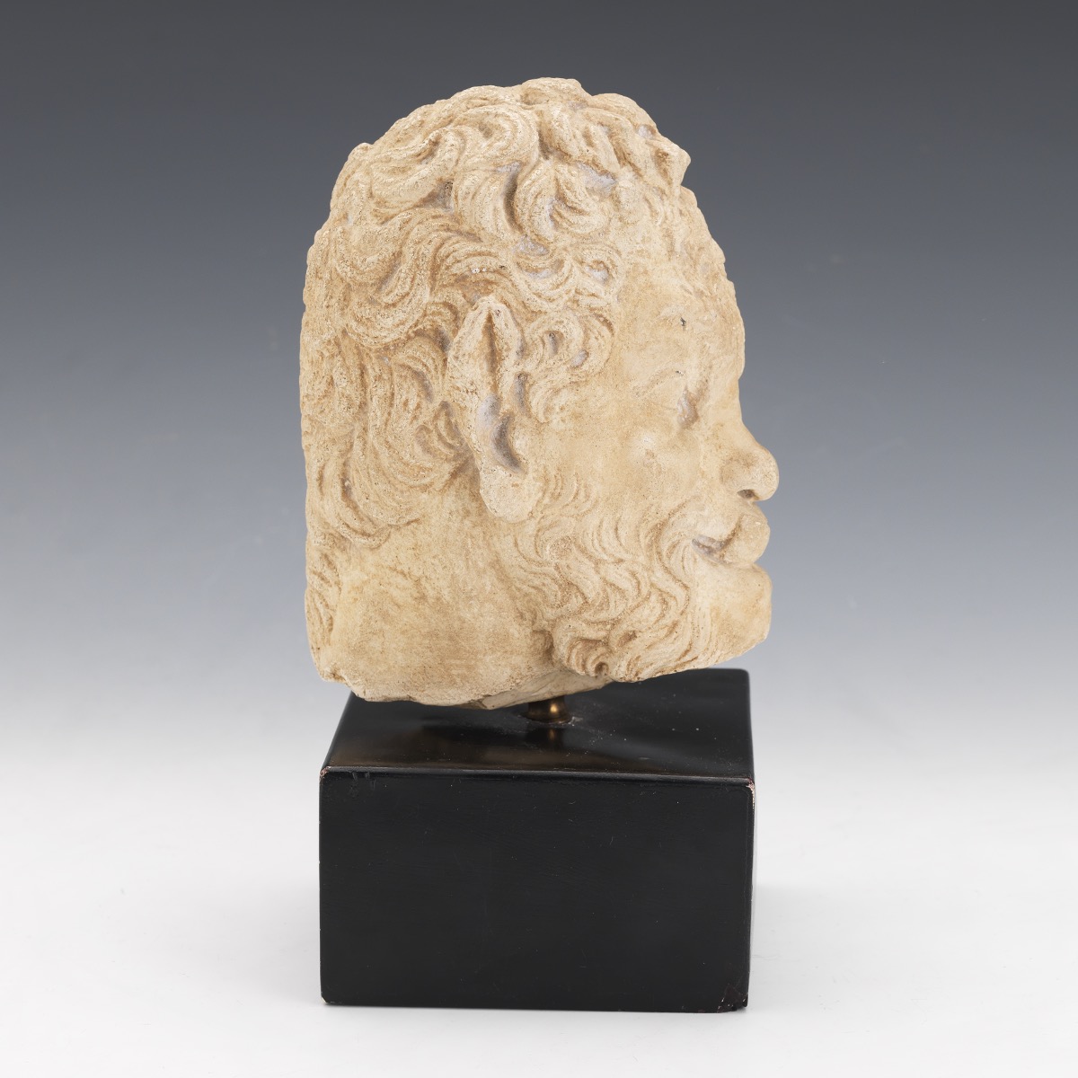 Museum Reproduction of Satyr Head, on Base - Image 4 of 7