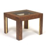 Milo Baughman for Thomasville Burlwood End Table