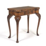 English Burlwood Game Table, ca. Late 19th Century