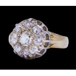 ANTIQUE DIAMOND CLUSTER RING