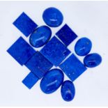 MIXED LOT OF LOOSE LAPIS LAZULI, 101.2 CT.